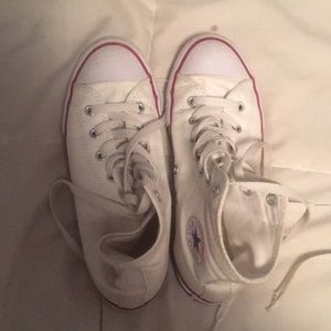 White high top converse